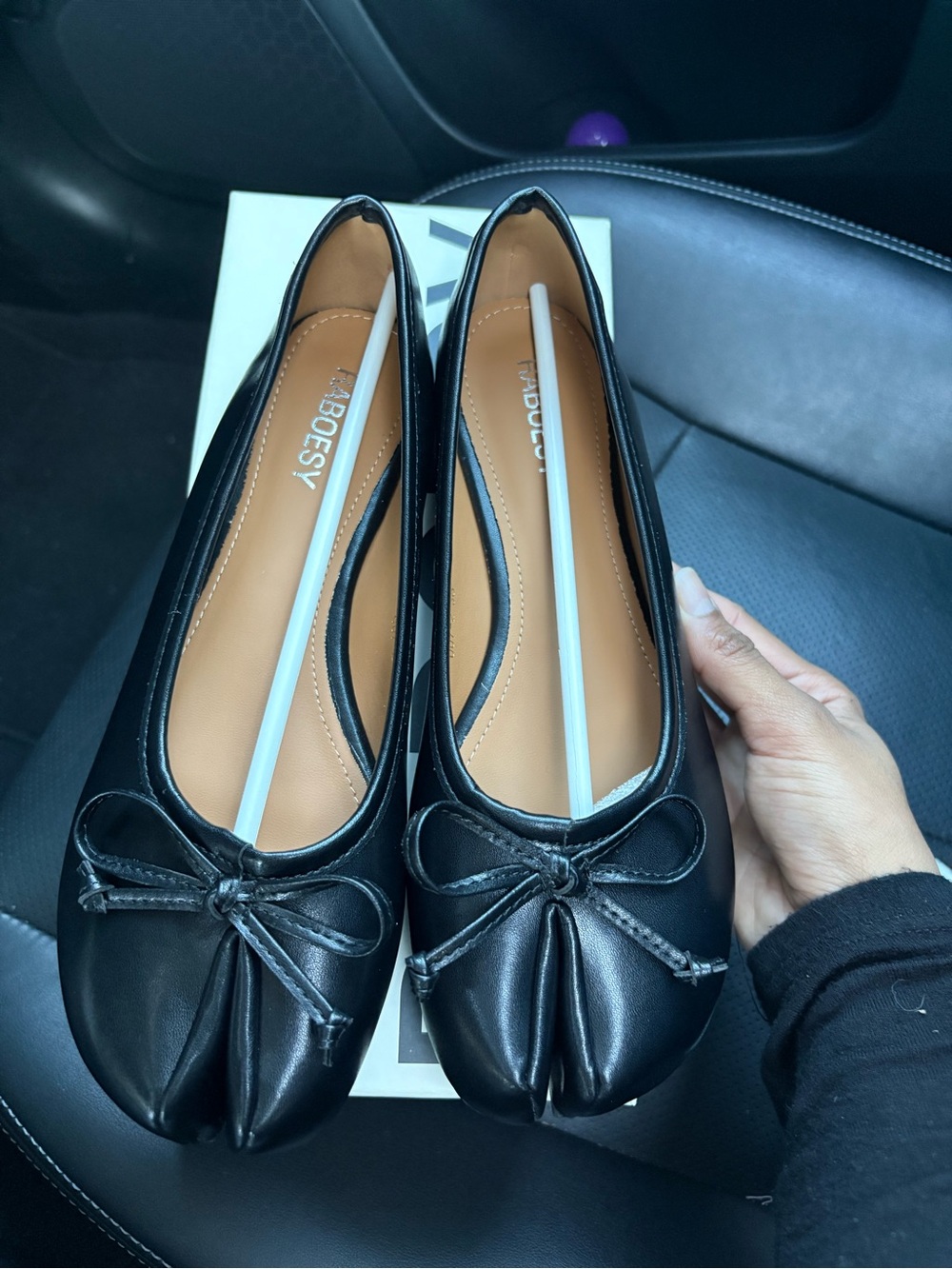 Tabby Flats with Decorative Bow